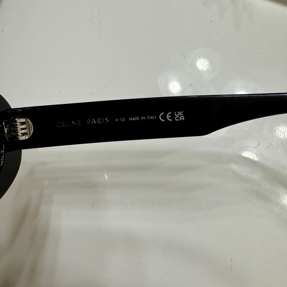 Celine TRIOMPHE 01 SUNGLASSES IN ACETATE Women’s Black Authentic - Picture 5 of 8